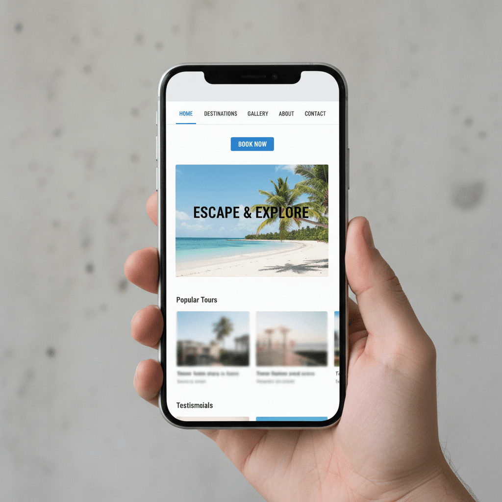 Mobile-first responsive website design